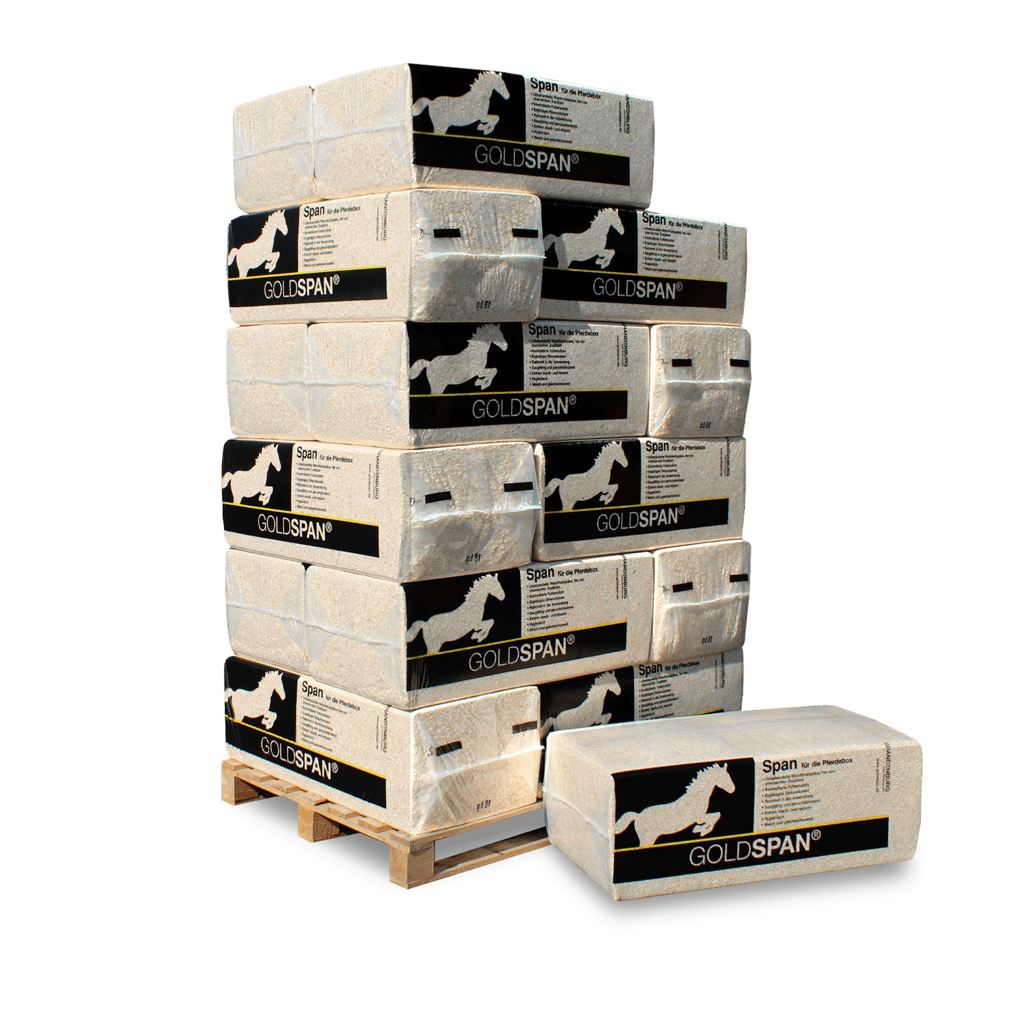 EGP18 Holzspane Goldspan Palette 33 mit Produkt min